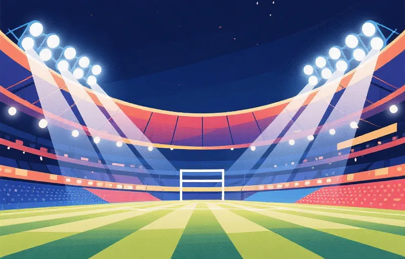体育场景插图